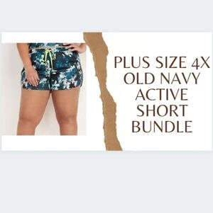 Old Navy Mid-Rise StretchTech Plus Size Shorts for Women Size 4X - Bundle